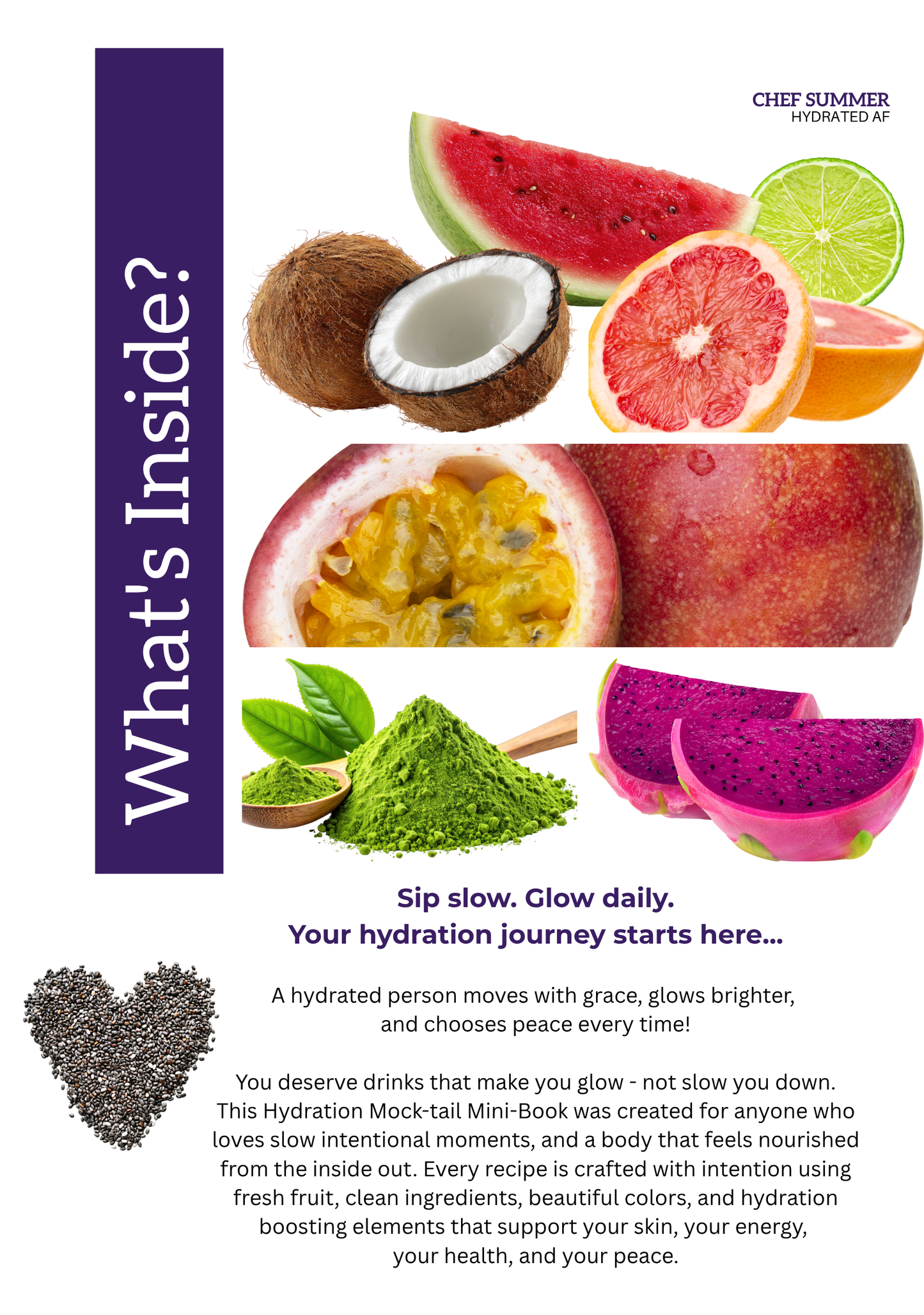 HYDRATED AF - Mock-tails For Glowy Skin & Hydration (Digital Book)