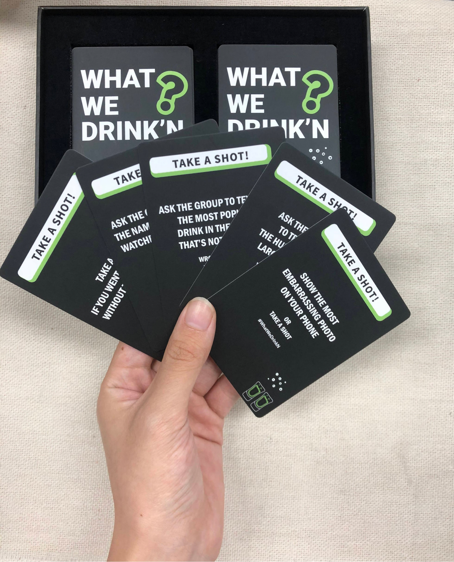 What We Drink’N Card Game (Free Shipping)