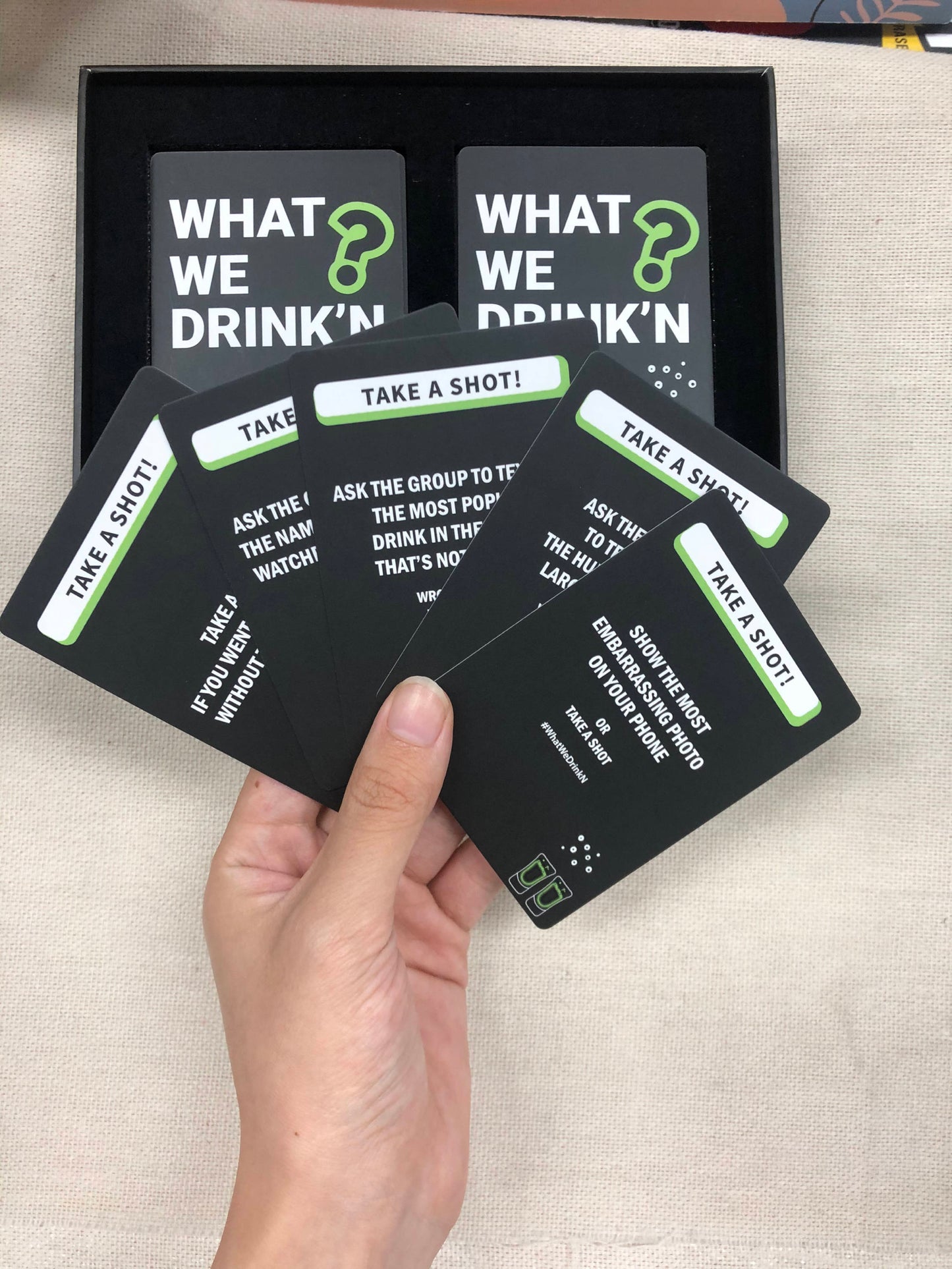 What We Drink’N Card Game (Free Shipping)