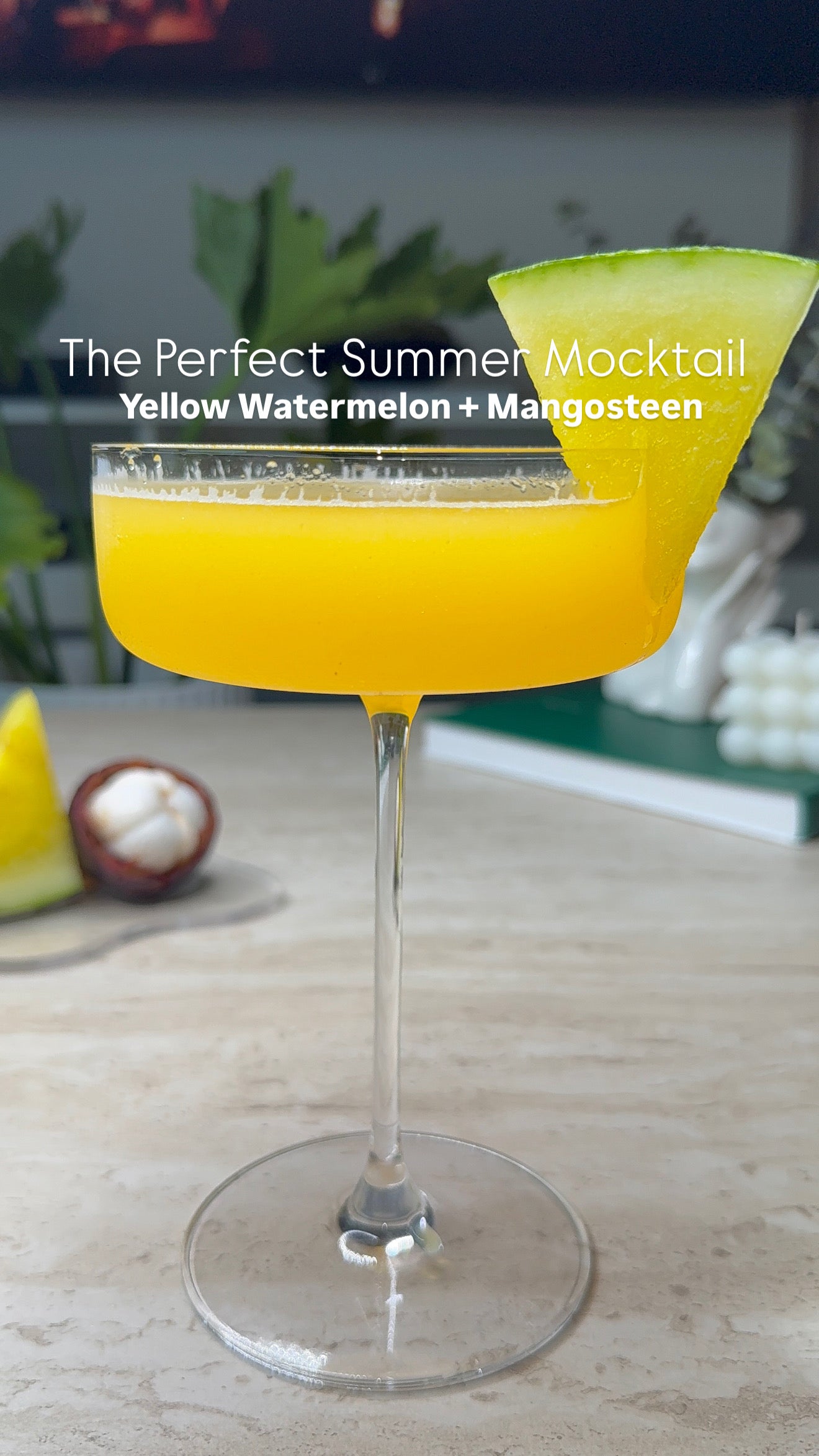 Yellow Watermelon + Mangosteen (Free Recipe)