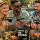 What We Drink’N The Party Starter Bundle:
Card Game+ "Recipe Cocktail Book"